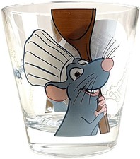 Disney Remy from Ratatouille portrait Juice Glass, Disneyland Paris