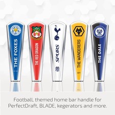 Football Themed Home Bar Handle for PerfectDraft, Heineken Blade & Kegerators