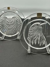 Lalique Crystal Plates Set of