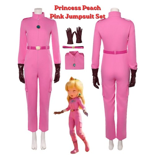 Princess peach pink jumpsuit - pink,