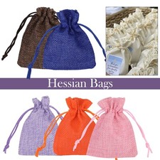 5 Colors Small Burlap Jute