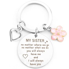 Sister Gifts Keychain for