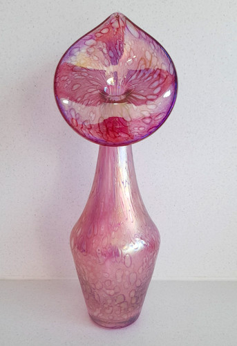 Vintage heron glass iridescent - vintage,