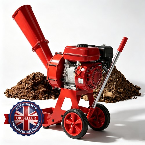 Petrol wood chipper shredder - wood,