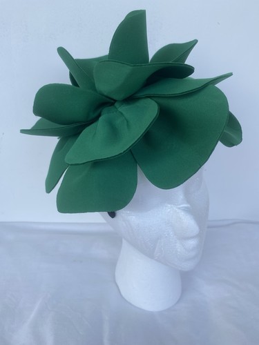 Emerald green floral - green,