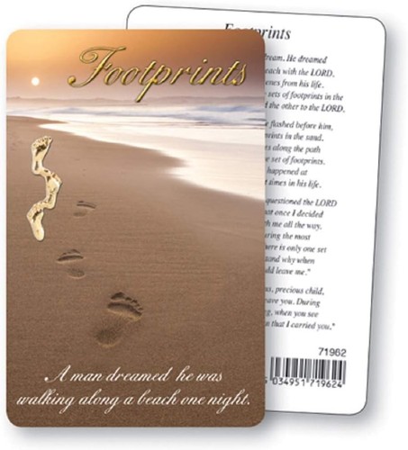 Inspirational footprints - footprints, in