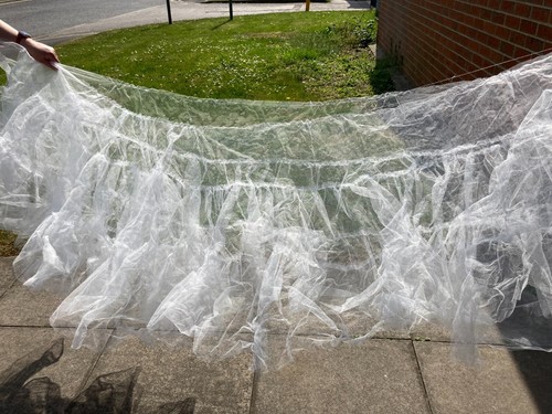 White netting for - white, underskirt