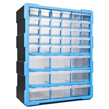 39 DIY Storage Organiser Unit Small Parts Craft Box Stationary Cabinet Drawers