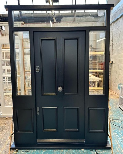 Hardwood front door with - hardwood,