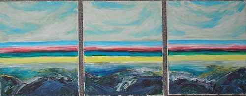 Set three original abstract - three,