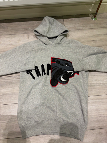 Trapstar grey pullover hoodie - trapstar,