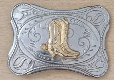Belt Buckle Metal - Cowboy