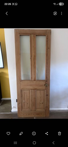 Victorian glazed pine - pine, 4-panel
