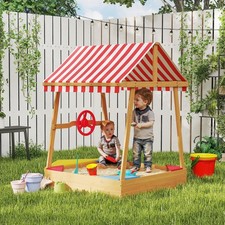 Wooden Kids Sandpit