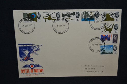 First day cover - cover, battle
