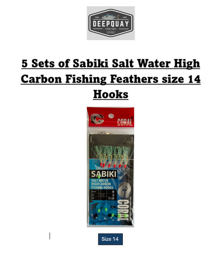 Sets sabiki salt water - 5,