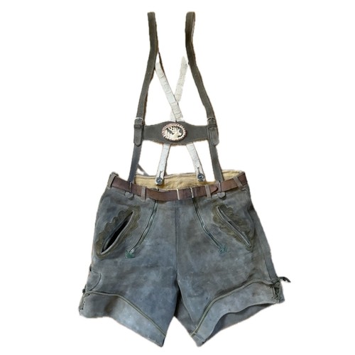 Lederhosen womens green suede - lederhosen,