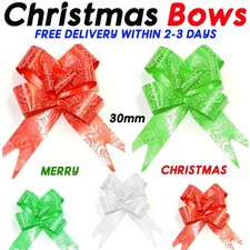 100pc Pull Bows 30mm Large