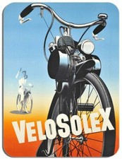 Velosolex Moped Vintage Ad Motorcycle Mouse Mat. Bike Cycling France Mouse pad