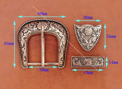 Heavy gold western - cowboy, belt