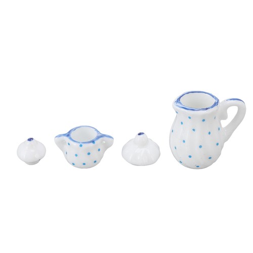 Dollhouse tea set - dollhouse, porcelain