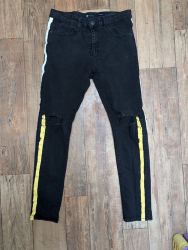 Waimea jeans black white - jeans,