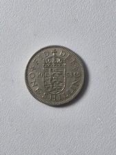 1953 One Shilling Coin - UK -