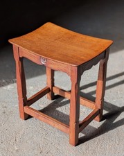 Yorkshire oak stool dish - dish, seat