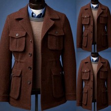 Vintage Wool Men's Brown