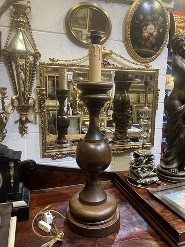 Vintage turned wood - turned,