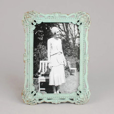 Lace Green Pewter Photo Frame