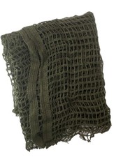 British Army Camouflage Net Scarf Green 46cm x 136cm Good Condition Used