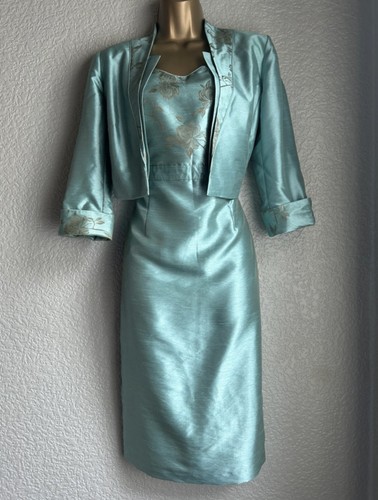 Roman turquoise occasion dress - occasion,