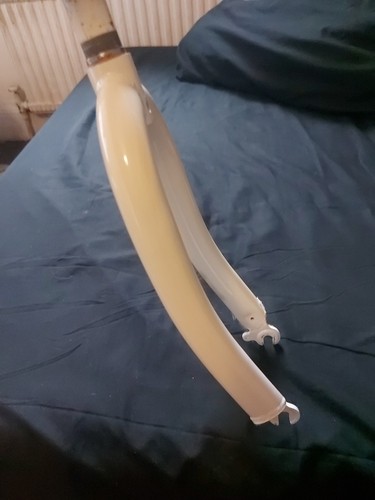 Old school bmx forks white - school,
