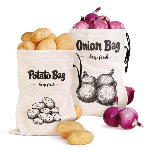 Onion and potato - and,