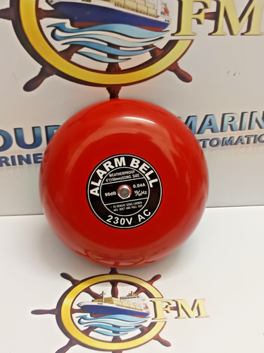 Alarm bell weatherproof - weatherproof, 6"