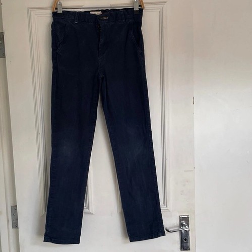 Zara boys navy blue trousers - blue,