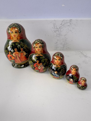 Vintage russian nesting dolls - nesting,