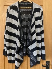 LADIES SIZE 14 BLACK/IVORY