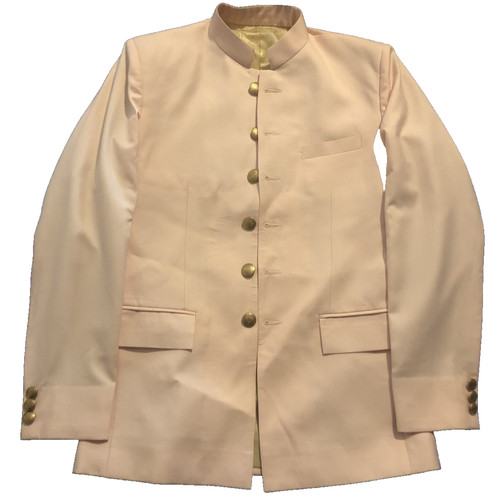 Pink nehru bandhgala with gold - bandhgala,