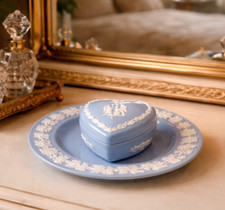 Wedgwood Heart Jasperware Blue