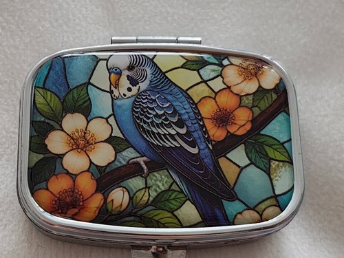 Blue budgerigar design - blue,