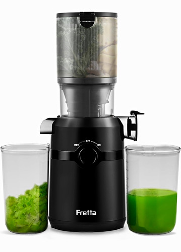 Fretta slow juicer black 108mm - black,