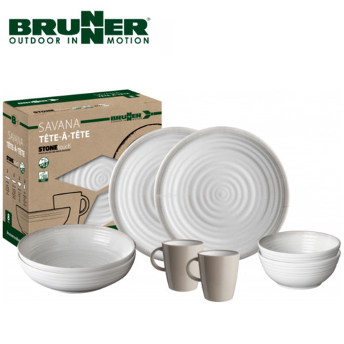 Brunner savana 8pc melamine - savana,