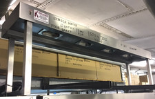 1.5m Stainless Steel Gantry Single Tier 4 Heat Lamps 13amp Chefs Pass Catering