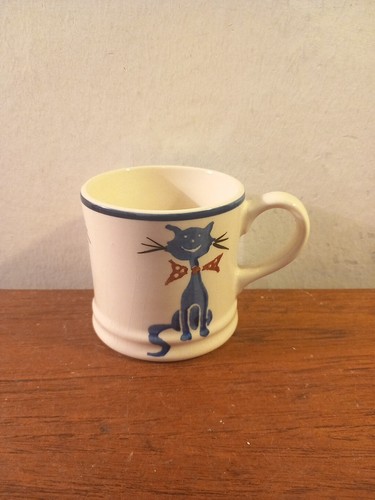 Westfield pottery blue cat - westfield,