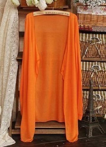 Summer casual open cardigan - open,