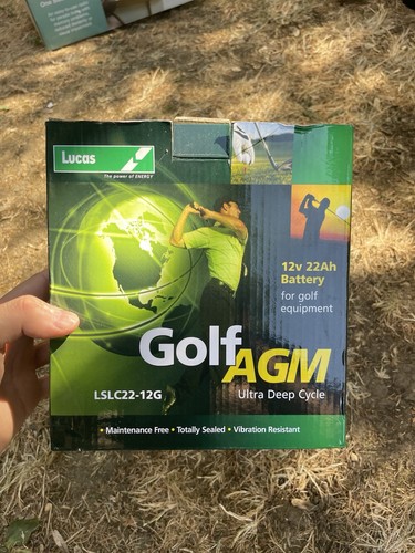 Agm 12v pro golf battery - agm, pro-golf