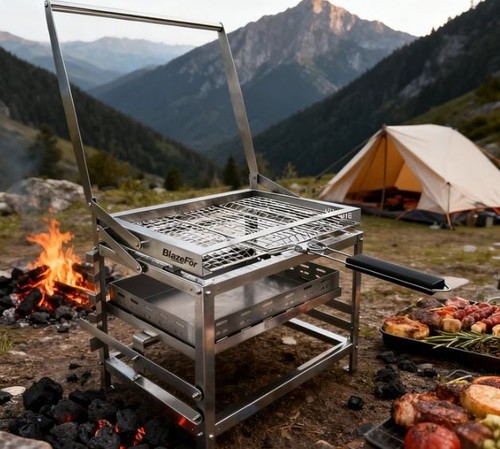Charcoal bbq flip - charcoal, grill