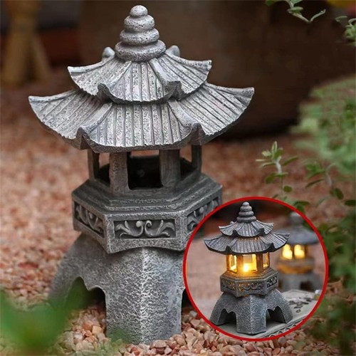 Solar powered pagoda - pagoda, lantern